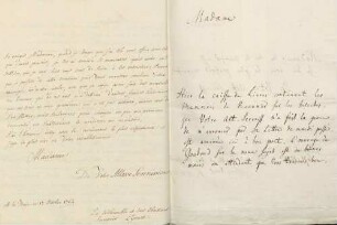 Andreas Lamey an Karoline Luise von Baden (Mannheim)