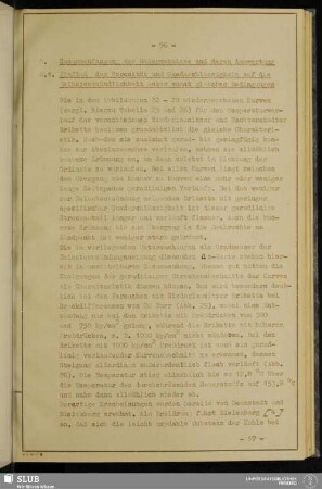 6. Zusammenfassung der Meßergebnisse und deren Auswertung