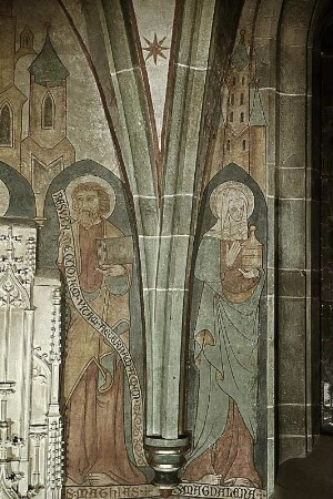 Der Apostel Mathias und die Heilige Maria Magdalena