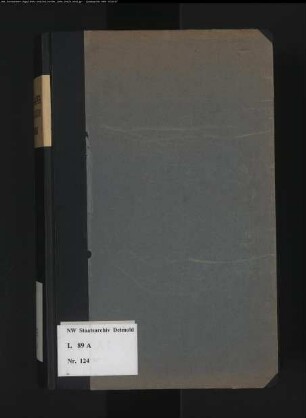 Gogerichtsregister Vogtei Hohenhausen