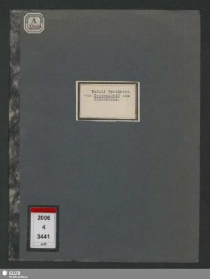 Rudolf Freiherrn von Seckendorff zum Gedächtnis : Reden bei der Gedenkfeier im Reichsgericht zu Leipzig am 22. November 1932