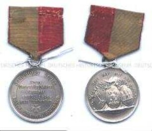 Gemeinsame Kriegsdenkmünze für die Hanseatische Legion in Silber