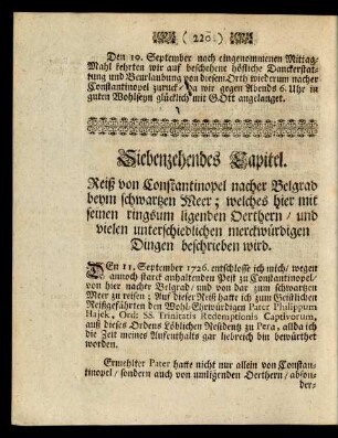 Siebenzehendes Capitel.