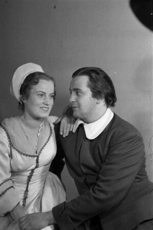 Szenenbilder aus " Zar und Zimmermann " von