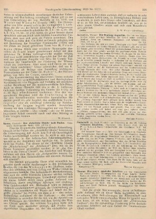 226-227 [Rezension] Schultz, Franz (Hrsg.), Thomas Murners deutsche Schriften mit den Holzschnitten der ersten Drucke. Bd. IV