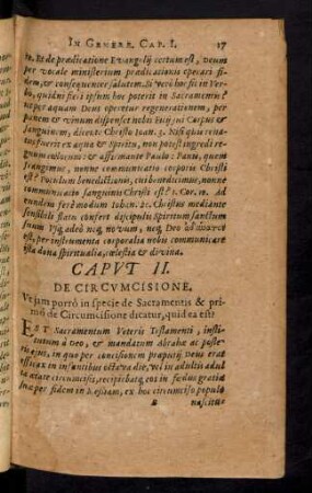 Caput II. De Circumcisione.