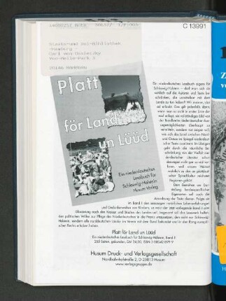 Platt för Land un Lüüd