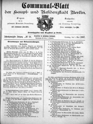 1887,18: No. 18, 1. Mai 1887