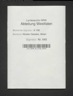 Kellnerei-Register.