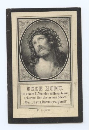 "Ecce Homo." (kleines Andachtsbild)