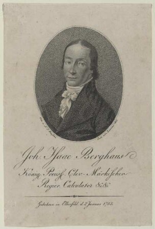 Bildnis des Johann Isaac Berghaus