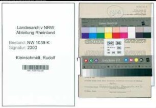 Entnazifizierung Rudolf Kleinschmidt , geb. 20.04.1903 (Lehrer)