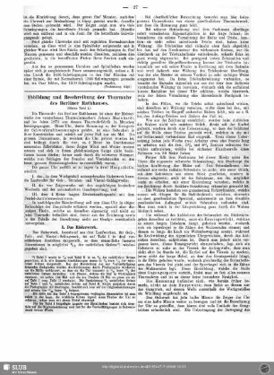 Abbildung und Beschreibung der Thurmuhr des Berliner Rathhauses