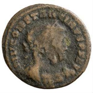 Münze, Follis, Aes 2, 309 - 310 n. Chr.