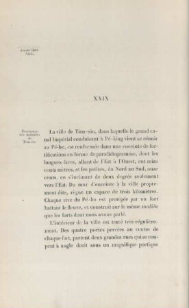 XXIX (Année 1860. Août)