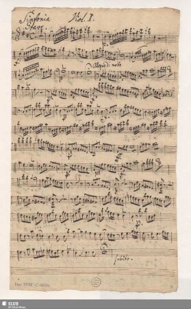 Viol. II [Sinfonia und Recitativo]