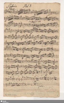 Viol. II [Sinfonia und Recitativo]