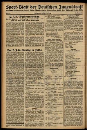 Zweite Ausgabe vom Freitag, den 27. November 1931.