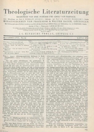 241-244 [Rezension] Unger, Eckhard, Altindogermanisches Kulturgut in Nordmesopotamien