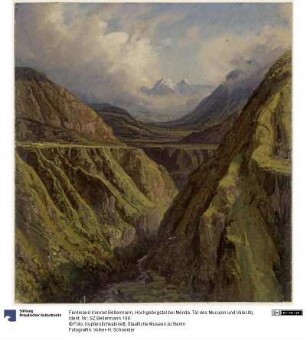 Hochgebirgstal bei Mérida. Tal des Mucujon und Valecito