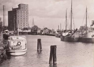 Anklam, Hafen : Anklam. Blick über den Hafen