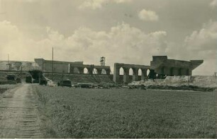 Überführung der Reichsautobahn Halle-Leipzig, Deutschland, 1935-1936