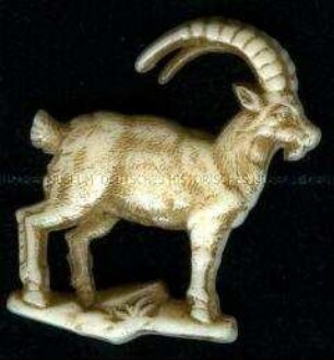 WHW-Abzeichen, Tiere des Waldes: Steinbock, Straßensammlung im Gau 31 Steiermark von Januar 1941