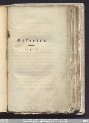 Musarion. 12. Heft.