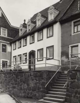 Mittweida, Wohnhaus : Mittweida, Wohnhaus, Neustadt 38, vor 1700, um 1780, Straßenansicht
