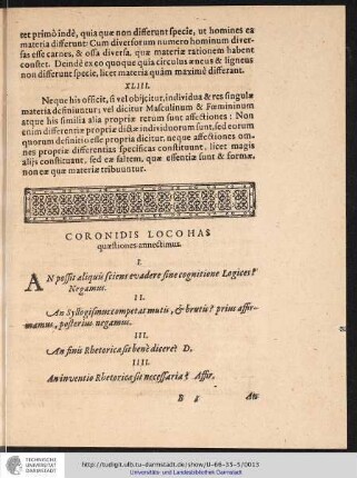 Coronidis loco has quæstiones annectimus.