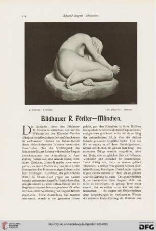 Bildhauer R. Förster - München