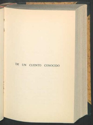 De un cuento conocido