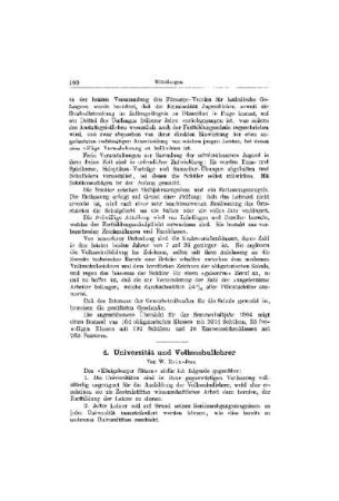 Universität und Volksschullehrer