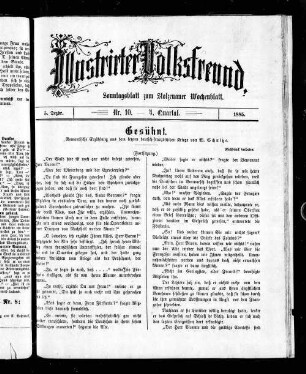 Illustrirter Volksfreund. 1885-1885