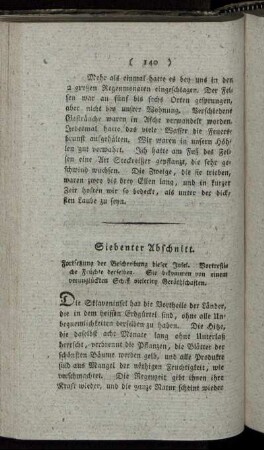 Siebenter Abschnitt. - Neunter Abschnitt.