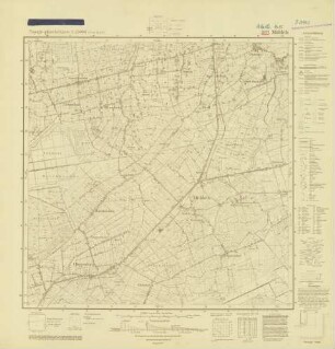 2411 (alte Nr.: 1015) Middels, Topographische Karte 1:25000 (4cm - Karte)