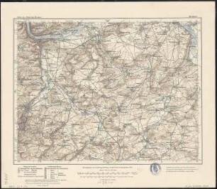 Bl. 526: Mainz, 1911 : 526 : Mainz. - Aufgenommen 1904/05, hrsg. 1910, einz. Nachtr. 1911. - Berlin , 1911. - 1 Kt. : mehrfarb.