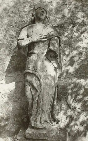 Allegorische Figur von einem Grabmal des Johannisfriedhofs