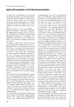 Sylter Dünengräser und Krähenbeerenheiden