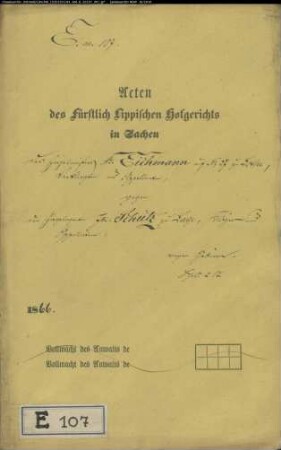 Eichmann, Ziegelmeister in Lothe gegen Ziegelagent Schütz in Lage