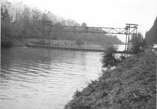 Abschlussspundwand, Fangedamm, Hubbrücke Nadelwehr