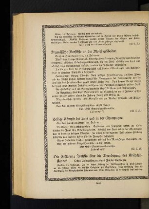Heftige Kämpfe bei Lens und in der Champagne.