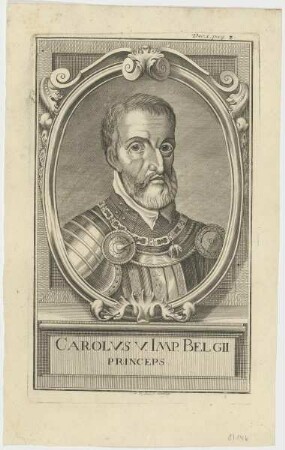 Bildnis des Carolvs V. Imp. Belgii