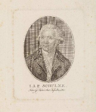 Bildnis von Johann Abraham Peter Schulz (1747-1800)