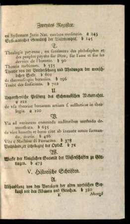 V. Historische Schriften