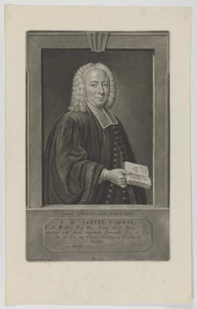 Bildnis des I. H. Samvel Formay