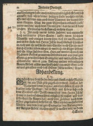 Abhandelung.