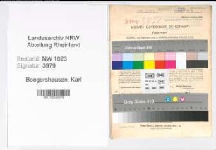 Entnazifizierung Karl Boegershausen , geb. 17.12.1882 (Fabrikant)
