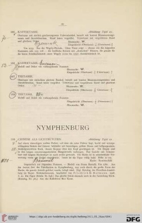 Nymphenburg (Nr. 109-111)