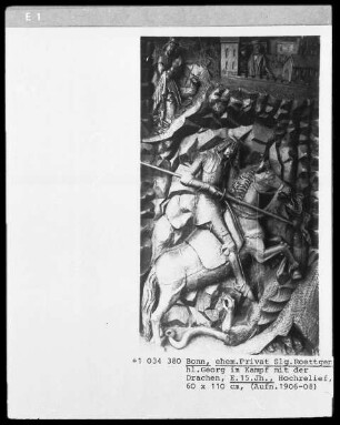 Heiliger Georg im Kampf mit dem Drachen